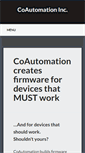 Mobile Screenshot of coautomate.com