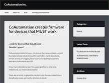 Tablet Screenshot of coautomate.com